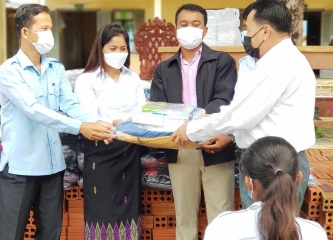 School Year 2021's Scholarship Hand Over Ceremony in Cambodia at Preah Vihear province